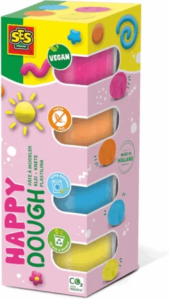 SES Creative Boetseerklei - Happy, 4 X 90 Gr