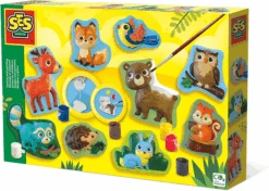 SES Creative Knutselpakket - Gipsen Bosdieren Gieten En Verven