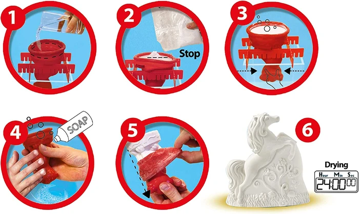 SES Creative Knutselpakket - Gipsen Paarden Gieten En Verven 6 SES Creative Knutselpakket - Gipsen Paarden Gieten En Verven - Afbeelding 6