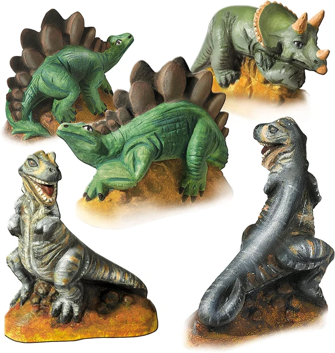 SES Creative Giet & Verf - Dinosaurussen 4 SES Creative Giet & Verf - Dinosaurussen - Afbeelding 4