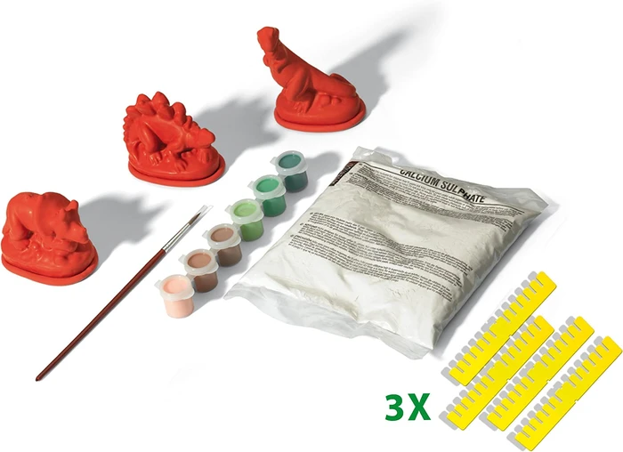 SES Creative Giet & Verf - Dinosaurussen 3 SES Creative Giet & Verf - Dinosaurussen - Afbeelding 3