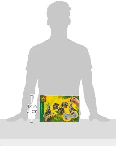 SES Creative Giet & Verf - Dinosaurussen 7 SES Creative Giet & Verf - Dinosaurussen - Afbeelding 7