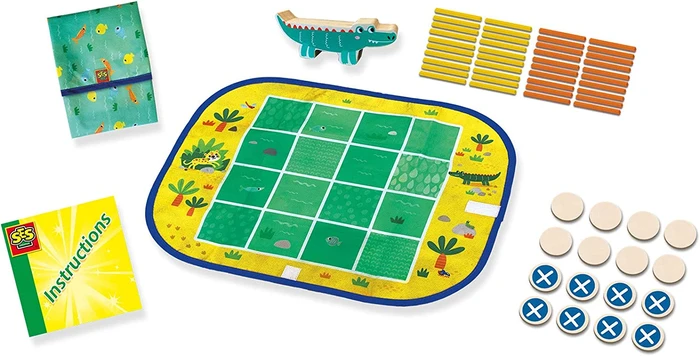 SES Creative Reisspelset - 4 Op 'n Rij, Kamertjeverhuur, Jenga 3 SES Creative Reisspelset - 4 Op 'n Rij, Kamertjeverhuur, Jenga - Afbeelding 3