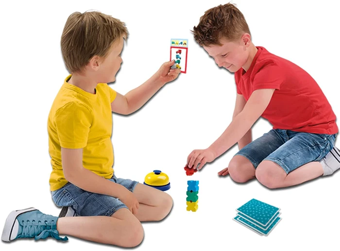 SES Creative Reisset - Mens-erger-je-niet, Kwartet, Speedblocks 5 SES Creative Reisset - Mens-erger-je-niet, Kwartet, Speedblocks - Afbeelding 5