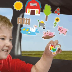 SES Creative Raamstickers - Op De Boerderij