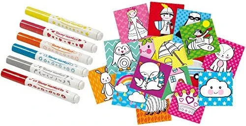 SES Creative Knutselpakket - Plezier Met Stempelstiften 3 SES Creative Knutselpakket - Plezier Met Stempelstiften - Afbeelding 3