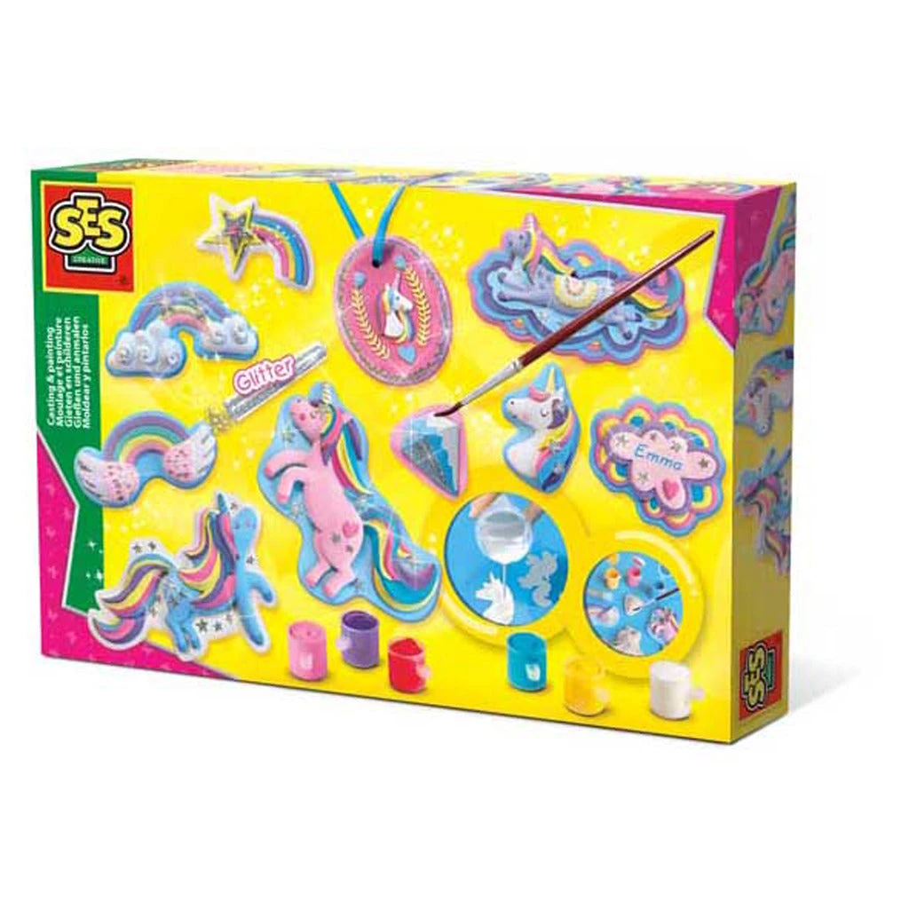 SES Creative Gips Gieten En Schilderen Eenhoorns 2 SES Creative Gips Gieten En Schilderen Eenhoorns - Afbeelding 2