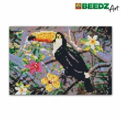 SES Creative Beedz Art Strijkkralen Toekan 30x45.5 Cm 7000 Stuks