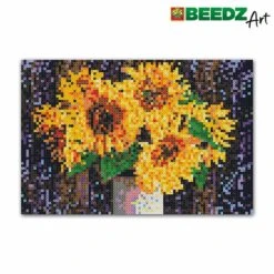 SES Creative Beedz Art Strijkkralen Zonnebloemen 30x45.5 Cm 7000 Stuks