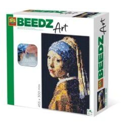 SES Creative Beedz Art Strijkkralen Meisje Met De Parel 45.5x30 Cm 7000 Stuks 6 SES Creative Beedz Art Strijkkralen Meisje Met De Parel 45.5x30 Cm 7000 Stuks -SES Creative Winkel 8710341060046 0