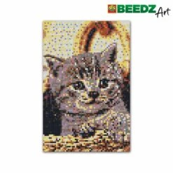 SES Creative Beedz Art Strijkkralen Kitten 45.5x30 Cm 7000 Stuks