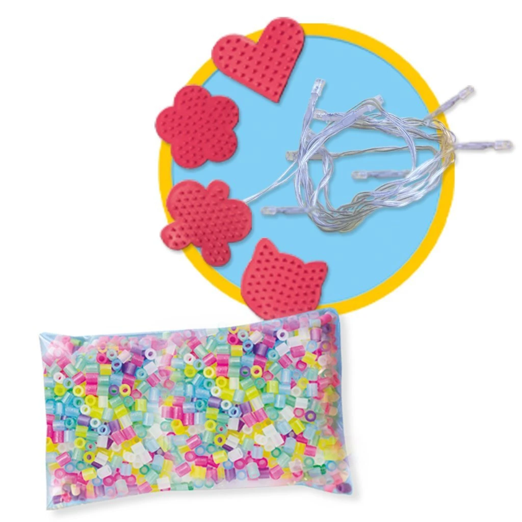 SES Creative Beedz Strijkkralen Lichtslinger 1600 Stukjes 2 SES Creative Beedz Strijkkralen Lichtslinger 1600 Stukjes - Afbeelding 2