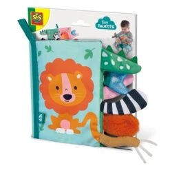 SES Creative Tiny Talents Sensoryboek Dierenstaarten