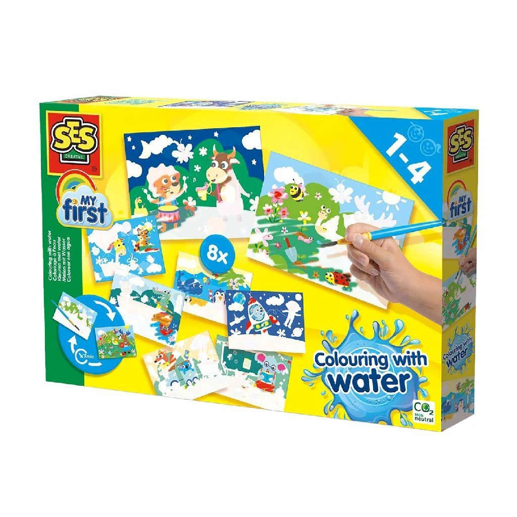 SES Creative Kleuren Water Verborgen Dieren 1 SES Creative Kleuren Water Verborgen Dieren