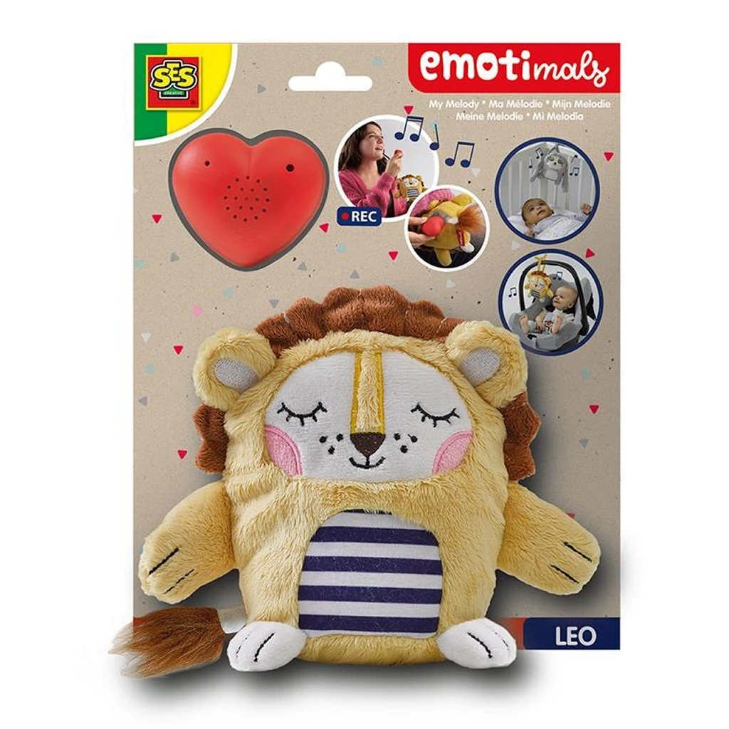 SES Creative Emotimals Mijn Melodie Leo Knuffel + Geluid 3 SES Creative Emotimals Mijn Melodie Leo Knuffel + Geluid - Afbeelding 3
