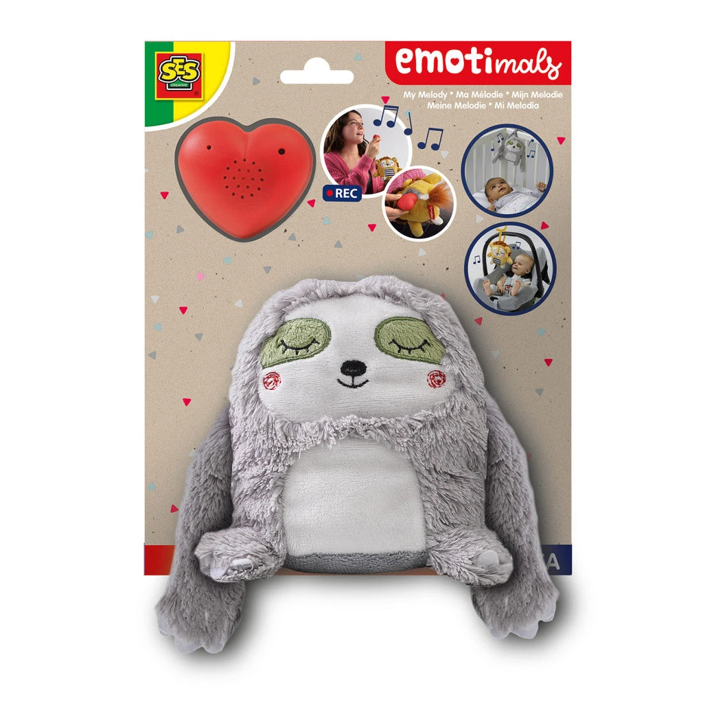 SES Creative Emotimals Mijn Melodie Luka Knuffel + Geluid 3 SES Creative Emotimals Mijn Melodie Luka Knuffel + Geluid - Afbeelding 3