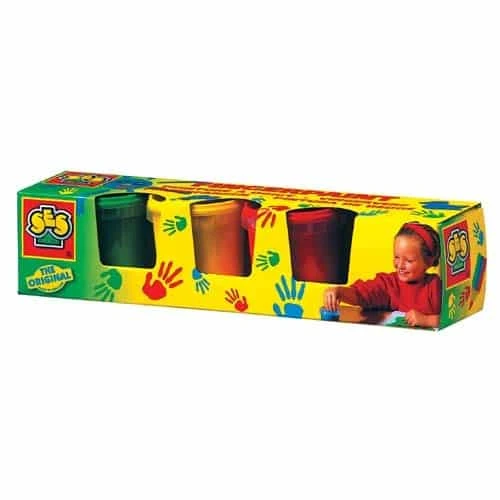 SES Creative 0305 Vingerverf 4x150ml 1 SES Creative 0305 Vingerverf 4x150ml