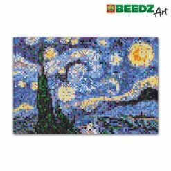 SES Creative Beedz Art Strijkkralen De Sterrennacht 30×45.5 Cm 7000 Stuks