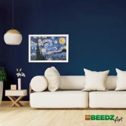 SES Creative Beedz Art Strijkkralen De Sterrennacht 30×45.5 Cm 7000 Stuks -SES Creative Winkel SES Creative Beedz Art Strijkkralen De Sterrennacht 30x45.5 cm 7000 Stuks 3