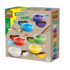 SES Creative ECO Plakkaatverf 6 Kleuren