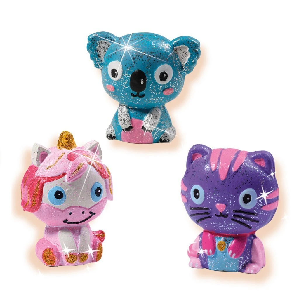 SES Creative Gieten En Schilderen Glitter Dieren 1 SES Creative Gieten En Schilderen Glitter Dieren