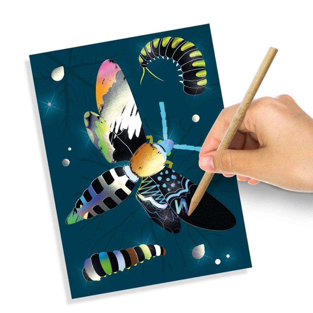 SES Creative Scratch Insecten Holografisch 3 SES Creative Scratch Insecten Holografisch - Afbeelding 3