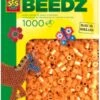 SES Creative Beedz Strijkkralen Oranje 1000 Stuks