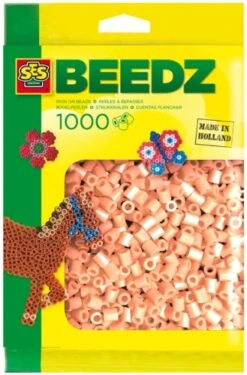 SES Creative Beedz Strijkkralen Huidskleur 1000 Stuks