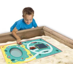 SES Creative Speelmat Voor De Zandbak - Weg En Water