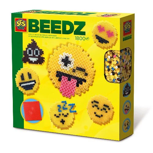 SES Creative Kralen - Emojis - 1800 Stk 1 SES Creative Kralen - Emojis - 1800 Stk