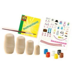 SES Creative Maak Je Eigen Babushka Pop -SES Creative Winkel legnav 14 s14002 500 mal din egen babushka dukke 14 s14002 e