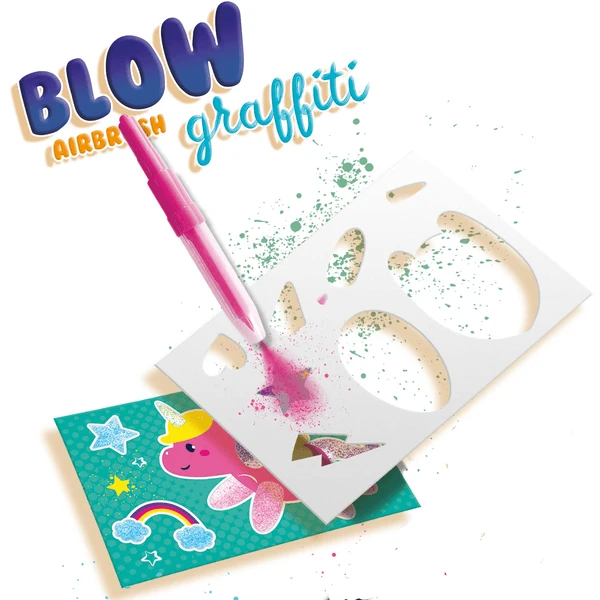 SES Creative SES Creativ E® Blaas Airbrush Graffiti 5 SES Creative SES Creativ E® Blaas Airbrush Graffiti - Afbeelding 5