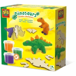 SES Creative SES Creativ E® Boetseerklei - Dinsosaurus Houten Pollepel