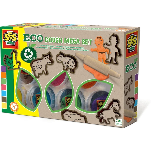 SES Creative SES Creativ E® Eco Boetseerklei Mega Set Met Gereedschap 4 SES Creative SES Creativ E® Eco Boetseerklei Mega Set Met Gereedschap - Afbeelding 4