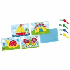 SES Creative SES Creativ E® Mozaïekplank Met Kaarten -SES Creative Winkel ses creativ e mozaiekplank met kaarten a294133 4