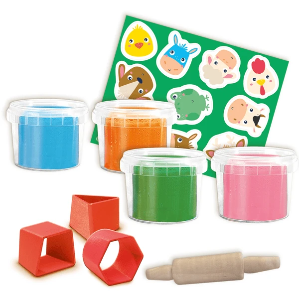 SES Creative SES Creativ E® My First - Stapelende Kneeddieren 4 SES Creative SES Creativ E® My First - Stapelende Kneeddieren - Afbeelding 4