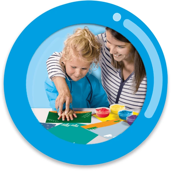 SES Creative SES Creativ E® My First -vingerverf Handafdruk Dieren 2 SES Creative SES Creativ E® My First -vingerverf Handafdruk Dieren - Afbeelding 2