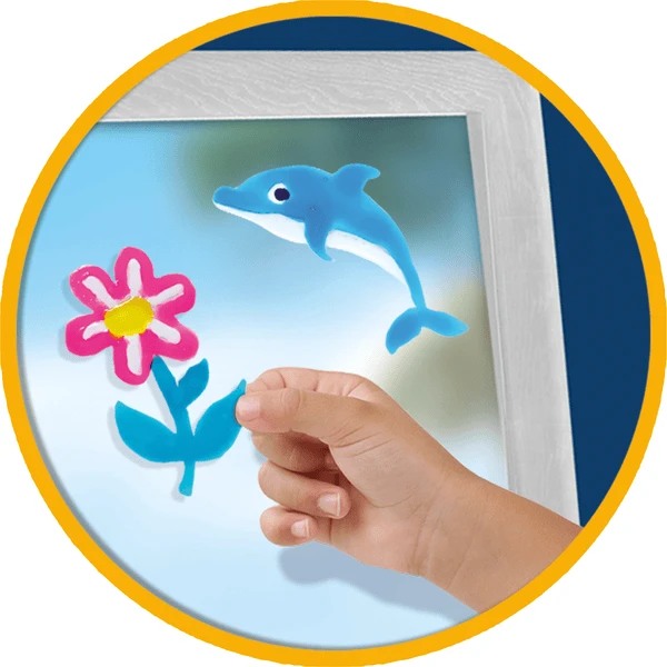 SES Creative SES Creativ E® Raamsticker Kleur 2 SES Creative SES Creativ E® Raamsticker Kleur - Afbeelding 2