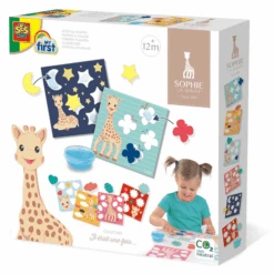 SES Creative SES Creativ E® Sophie La Girafe - Sticking Shapes 8 SES Creative SES Creativ E® Sophie La Girafe - Sticking Shapes -SES Creative Winkel ses creativ e sophie la girafe sticking shapes a307983 3