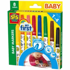 SES Creative My First Baby Markers, 8 Kleuren 8 SES Creative My First Baby Markers, 8 Kleuren -SES Creative Winkel ses creative my first baby markers 8 kleuren a133240 3