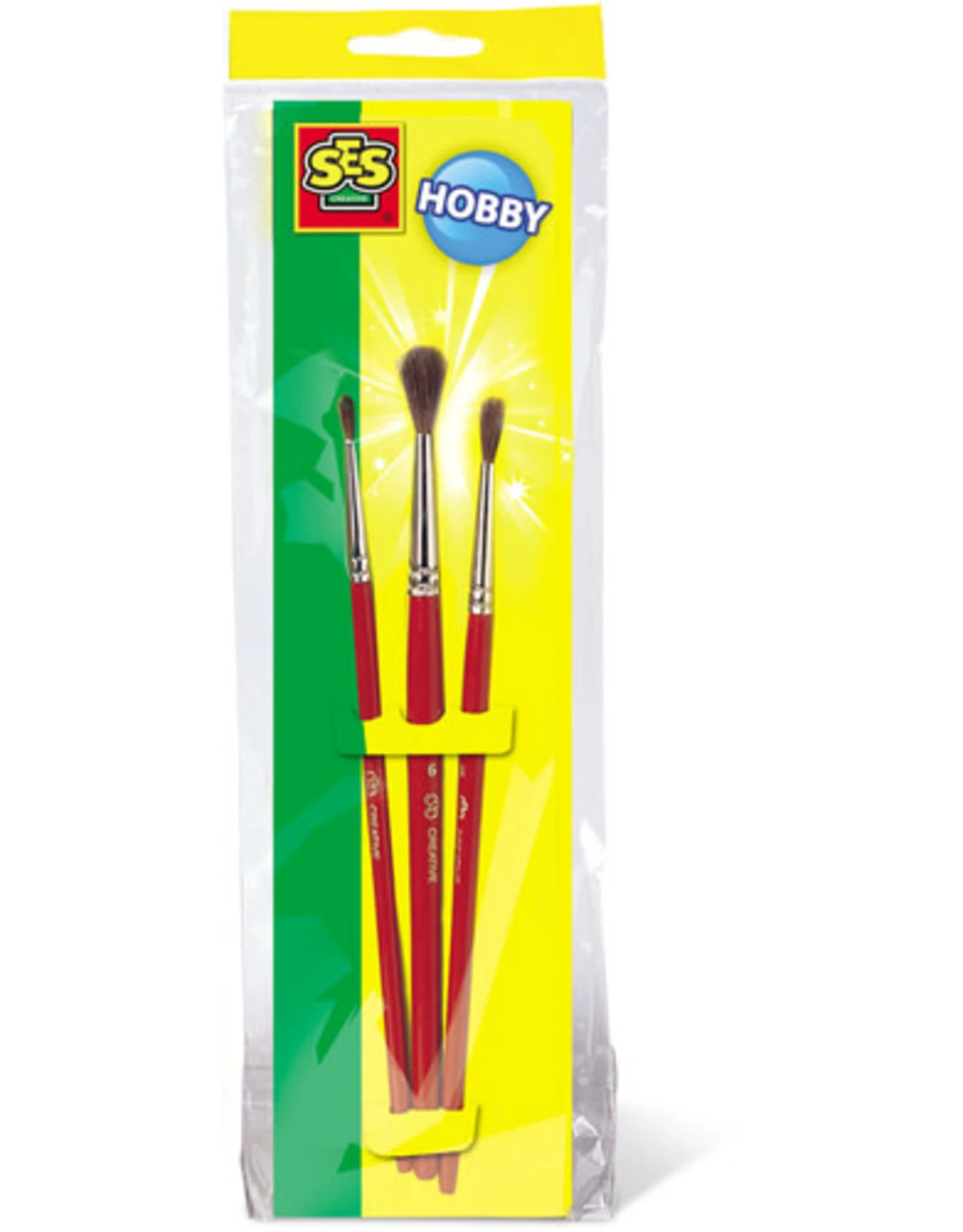 SES Creative 00390 Penselenset (3 Stuks) 1 SES Creative 00390 Penselenset (3 Stuks)