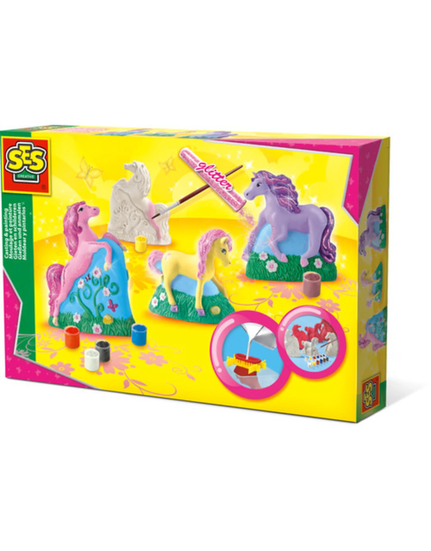SES Creative 01356 Gips Gieten En Schilderen - 3 Paarden 1 SES Creative 01356 Gips Gieten En Schilderen - 3 Paarden