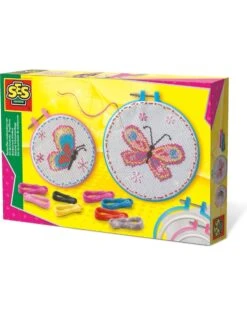 SES Creative 14658 Borduurringen Vlinder