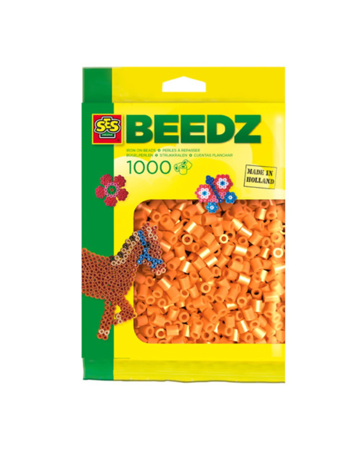 SES Creative Beedz Strijkkralen Oranje (1000 Stuks) 1 SES Creative Beedz Strijkkralen Oranje (1000 Stuks)