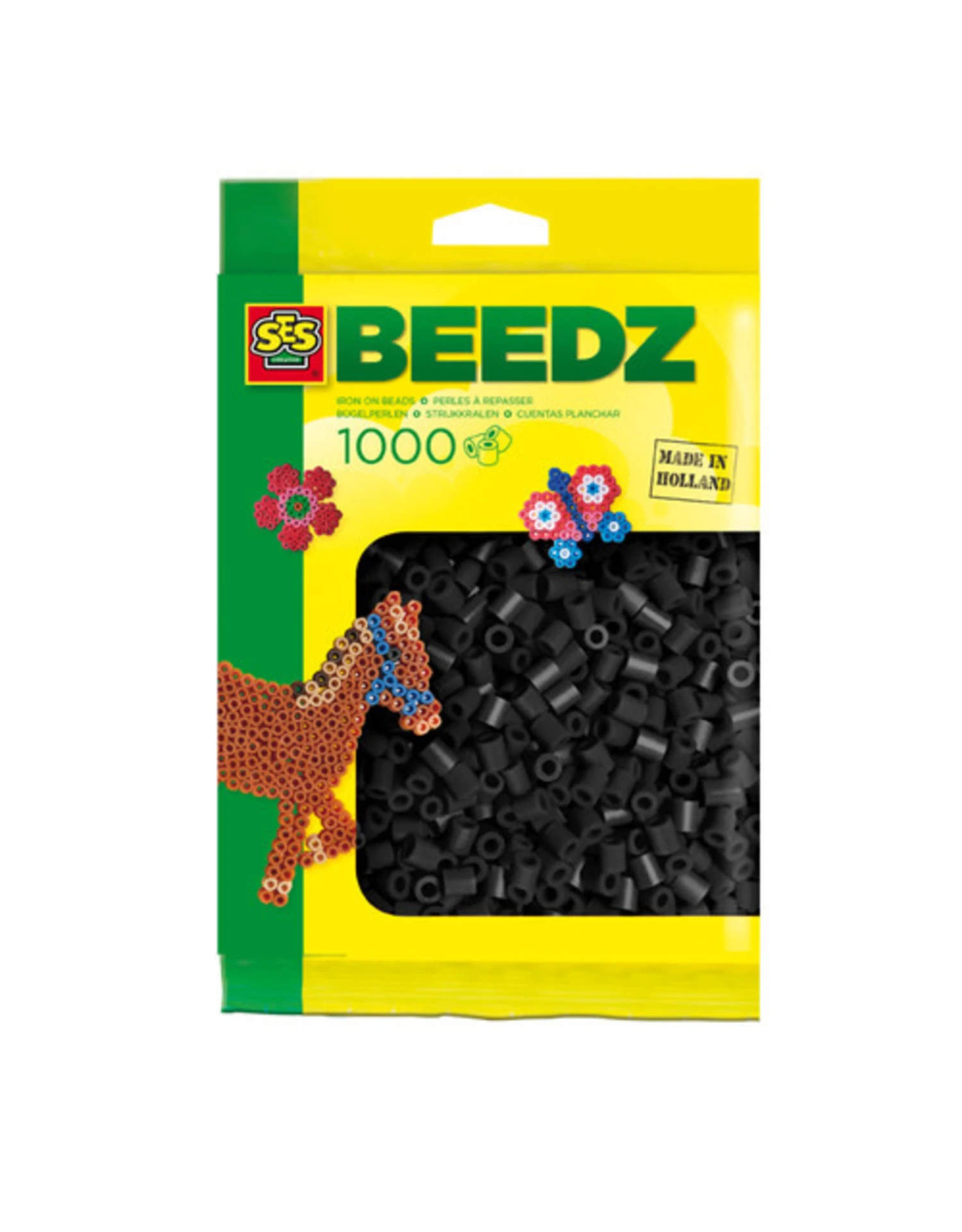 SES Creative Beedz Strijkkralen Zwart (1000 Stuks) 1 SES Creative Beedz Strijkkralen Zwart (1000 Stuks)