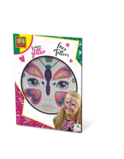 SES Creative Fashion Glitter Gezicht Tattoos - Vlinder