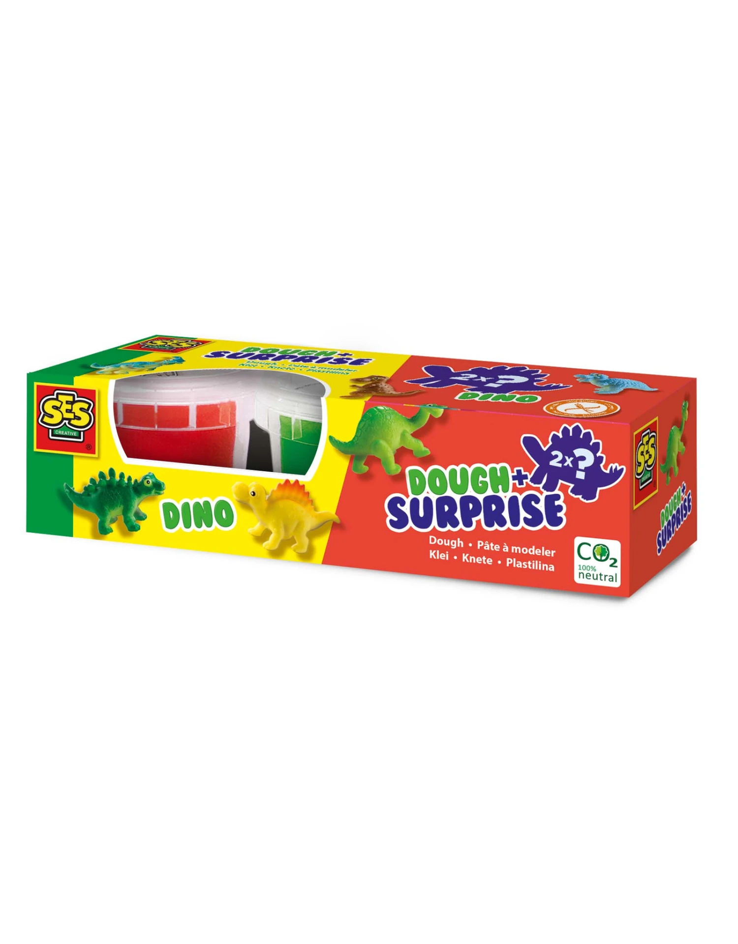 SES Creative Klei Met Surprise - Dino 1 SES Creative Klei Met Surprise - Dino