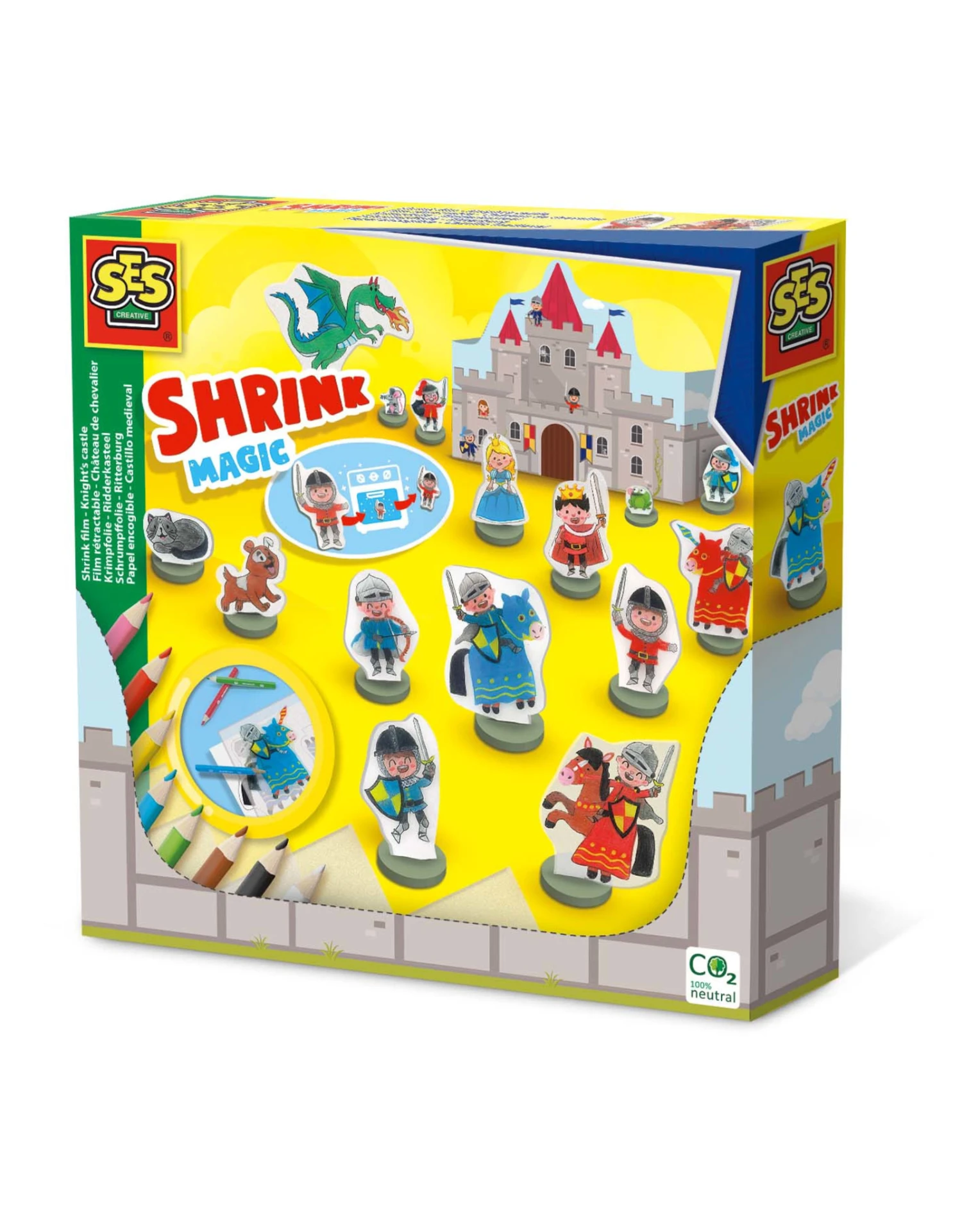 SES Creative Krimpfolie - Ridderkasteel 1 SES Creative Krimpfolie - Ridderkasteel