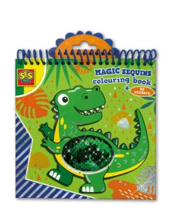 SES Creative Magic Pailletten Kleurboek Blauw/Groen