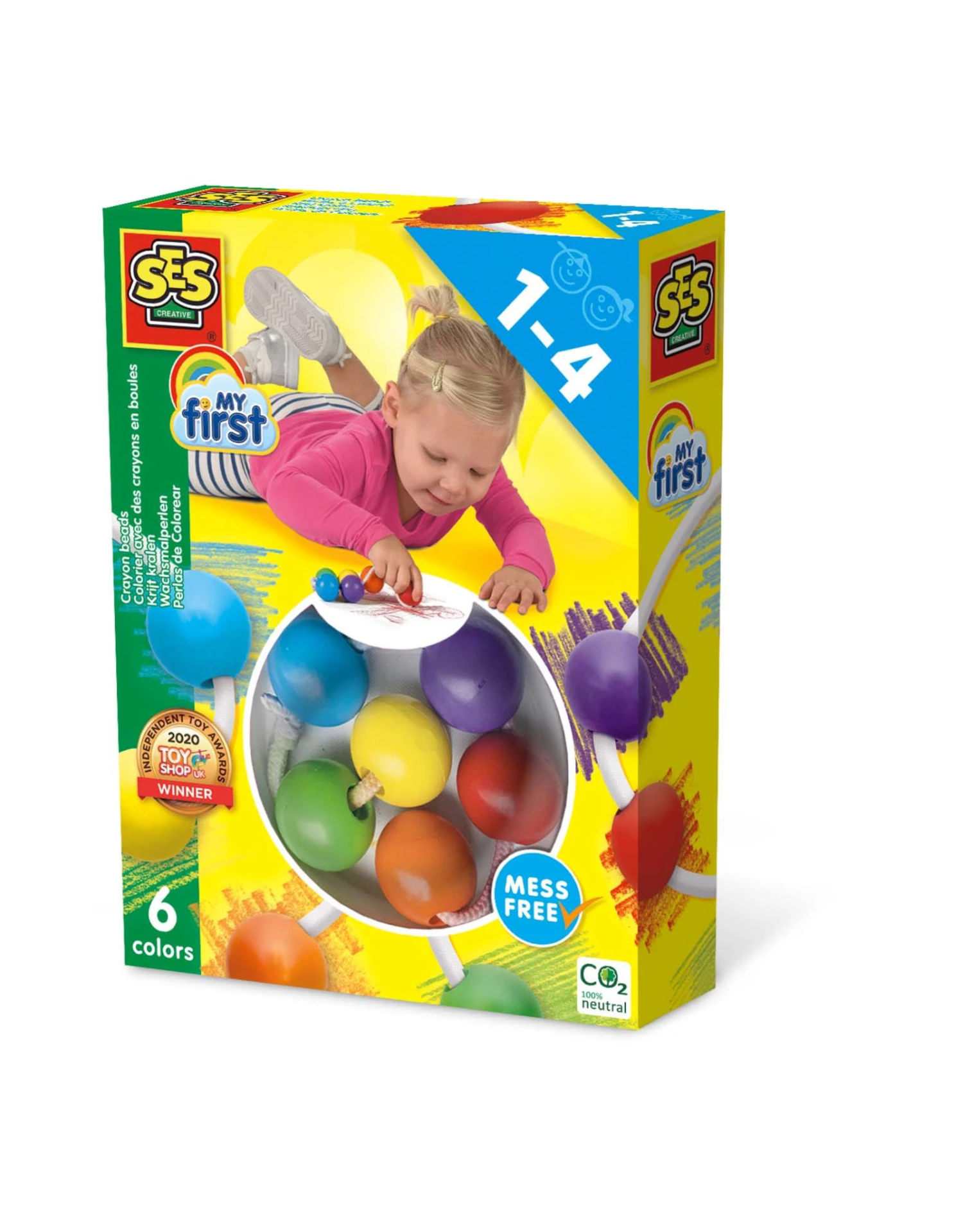 SES Creative My First - Krijt Kralen 1 SES Creative My First - Krijt Kralen